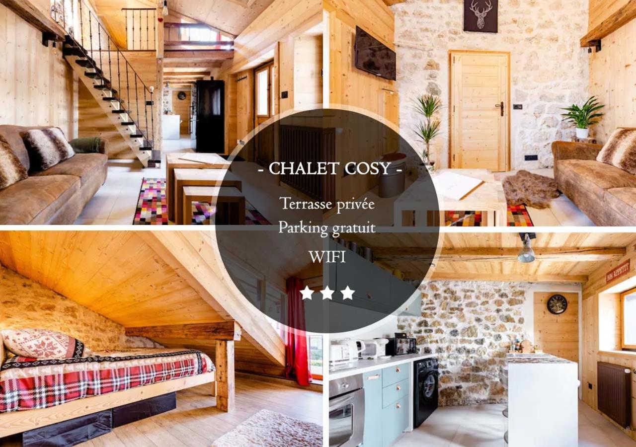 Chalet Annecy 200M Lac, Plage & Montagnes Eksteriør billede