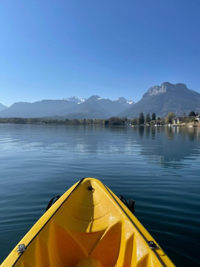 Chalet Annecy 200M Lac, Plage & Montagnes Eksteriør billede